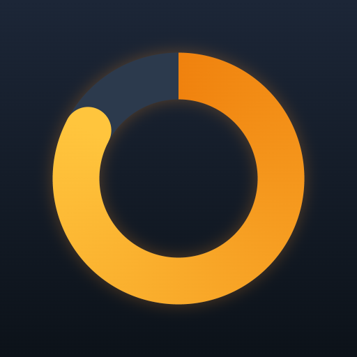 Protein Only app icon — an amber ring gauge on dark slate